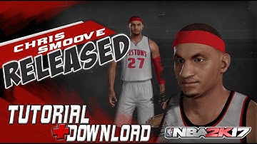 Chris Smoove Cyber Face Release - Full Tutorial  NBA 2K17 PC