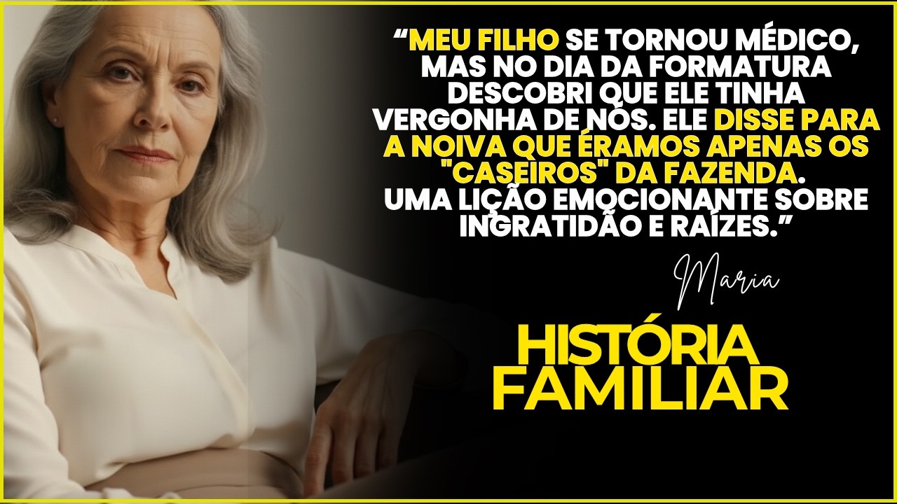 Meu filho nos chamou de 'caseiros' da fazenda na formatura, mas o que meu marido revelou mudou tudo.