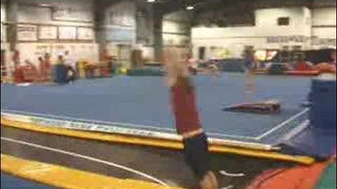 GYMNASTICS Full Twisting Double Layout