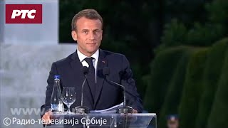 Makron Se Na Kalemegdanu Obratio Na Srpskom Jeziku Francuska Vas Voli Kao Što Ste Vi Voleli Nju