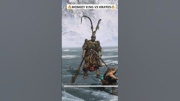 The Great Sage Wukong vs Kratos 🔥 #blackmythwukonggameplay #goty #godofwarragnarok