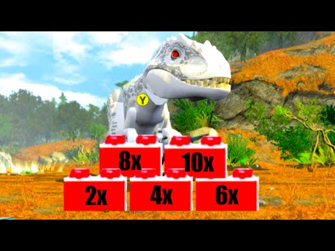 lego jurassic world 6x red brick location