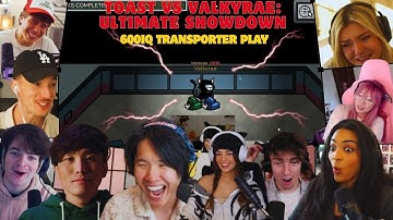 Toast vs Valkyrae Ultimate Mental War 600IQ Transporter Leaves Everyone Dead Silent ft Sykkuno Blau
