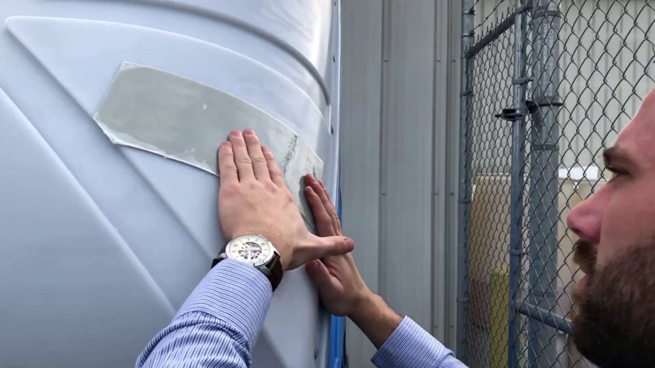 Portable Toilet Roof Repair