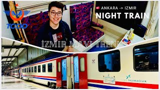 Night Train Across Turkey - $50 Private Sleeping Cabin Ankara to Izmir in TCDD TVS2000 railcar