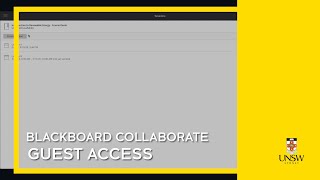 Collaborate - Guest Access