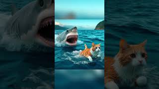 Cat Is Chased By Frilled Shark