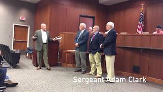 CULLMAN POLICE OFFICERS Receive Public Commendations