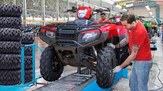 Honda Crazy Giant US Factory Producing Millions of Tiny but Powerful ATVs - Production Line