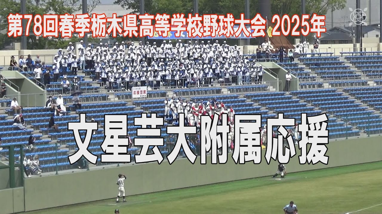 2025春 文星芸大附属 応援 第78回春季栃木県高等学校野球大会  78th Spring Tournament 2025年