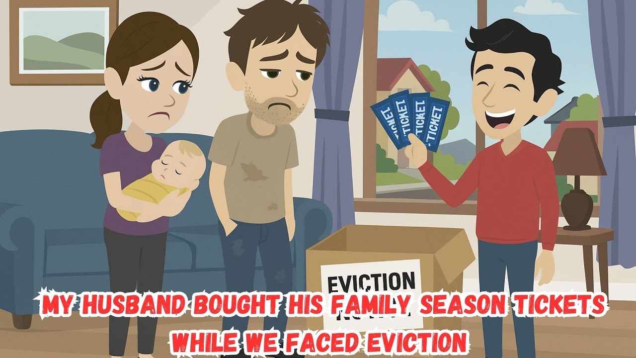 My Husband Bought His Family Season Tickets While We Faced Eviction