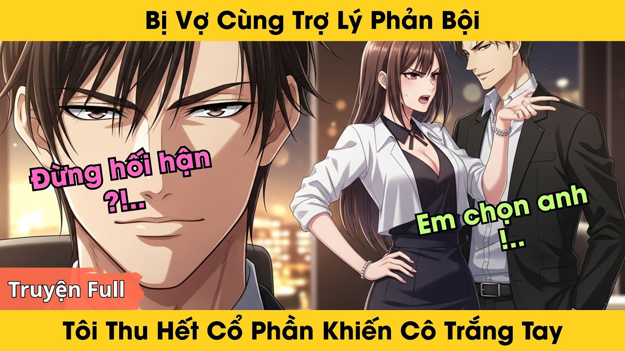 Bị Vợ Cùng Trợ Lý Phản Bội, Tôi Thu Hết Cổ Phần Công Ty Khiến Cô Ta Trắng Tay | Truyện Audio