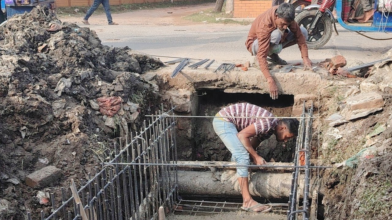 Rcc ড্রেন casting from Noakhali