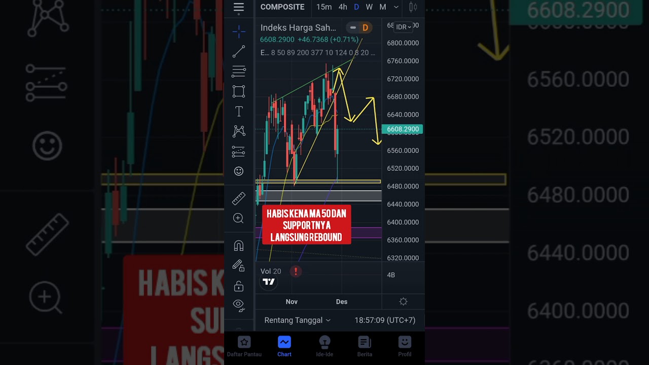 WAH IHSG REBOUND, BATAL TURUNKAH? 
