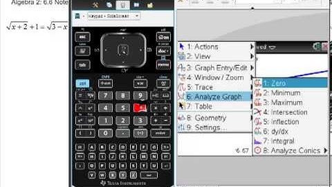 TI Nspire Intersection