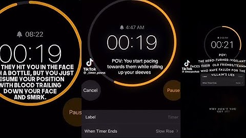 Timer POV’s to fuel your fantasy ￼