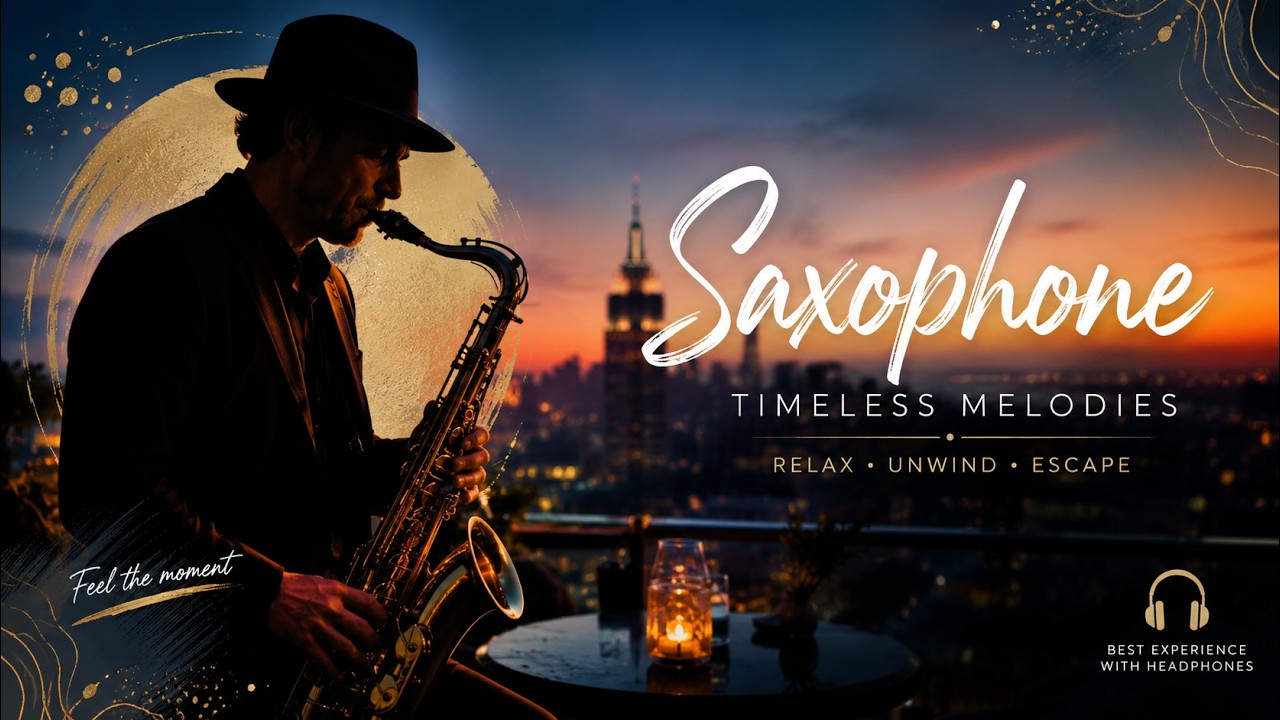 Cover Midnight Saxophone Dreams 🌙 Smooth Jazz Instrumentals for Quiet Nights