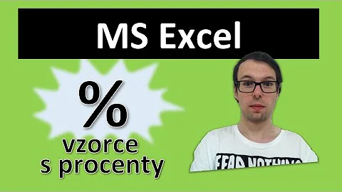 Co je procenta v Excelu?