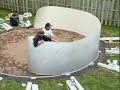 Round above ground pool installation  pool supplies canadaca