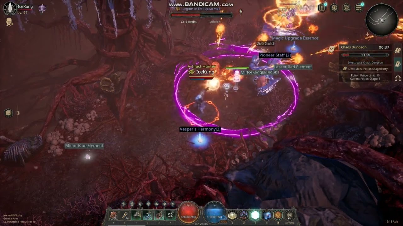 Undecember : T10+10  Fireball+Chain Lightning  - Insane Cast Speed- Global Server