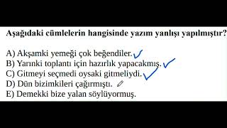 Yazım Kuralları: "Ki" nin Yazımı Hakkında Bir Soru