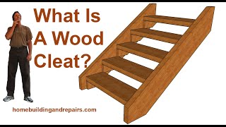 Stair Building Problems, Advice And Tips For Using Wood Cleats Instead of Metal Brackets