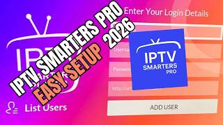 IPTV Smarters Pro Setup 2026 | Step by Step Installation Guide (All Devices) screenshot 1