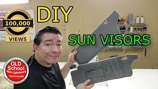 DIY How To Sun Visors Auto Upholstery