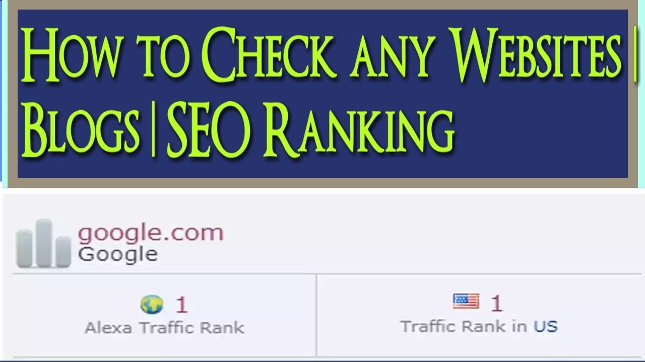 How to Check Any || Websites || Blogs || SEO || Rankings ||