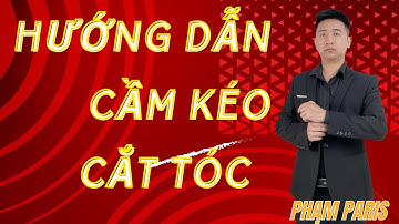 Hướng Dẫn Cầm Kéo Cắt Tóc Cơ Bản dành cho người mới bắt đầu | Phạm Paris