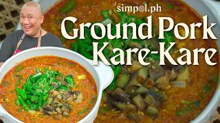 Ground Pork Kare-Kare | Easy Budget-Friendly Kare-Kare