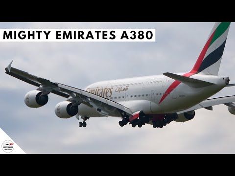 Heavy Late Departure Of Emirates Airbus A380-861| A6-EUT | Toronto Pearson