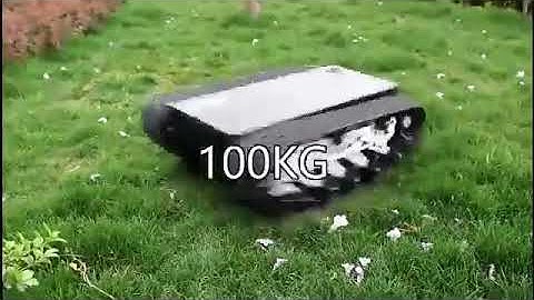 AVT 12T  Rubber Track Robot Chassis