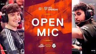 Open Mic - 100T vs G2 - Week 2 | VCT Americas Stage 1