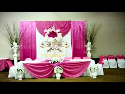 Faos events decoracion de salon color futzia youtube