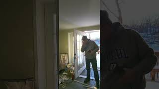 Plastic Grid Removal From A French Door