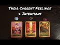 Their Current Feelings Intentions Pick A Card Love Reading