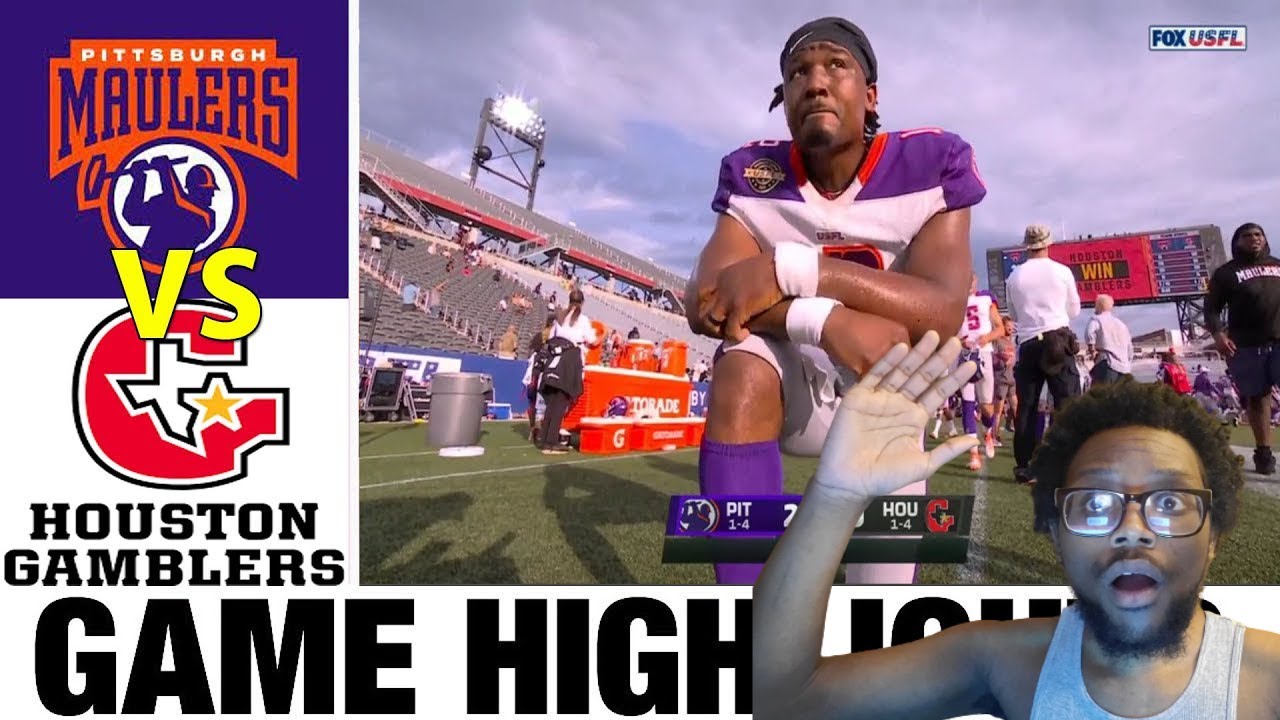 BAILEY GAITHER STAR ! USFL Maulers vs Gamblers Reaction