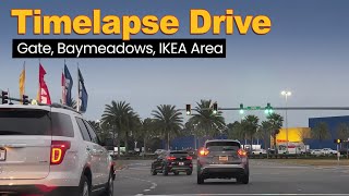 Relaxing Evening Timelapse Drive With Me - Rainy Mood - IKEA Area Jacksonville screenshot 1