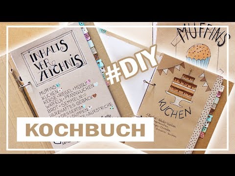 DIY Kochbuch / Backbuch selber machen | Inspiration zum Nachmachen