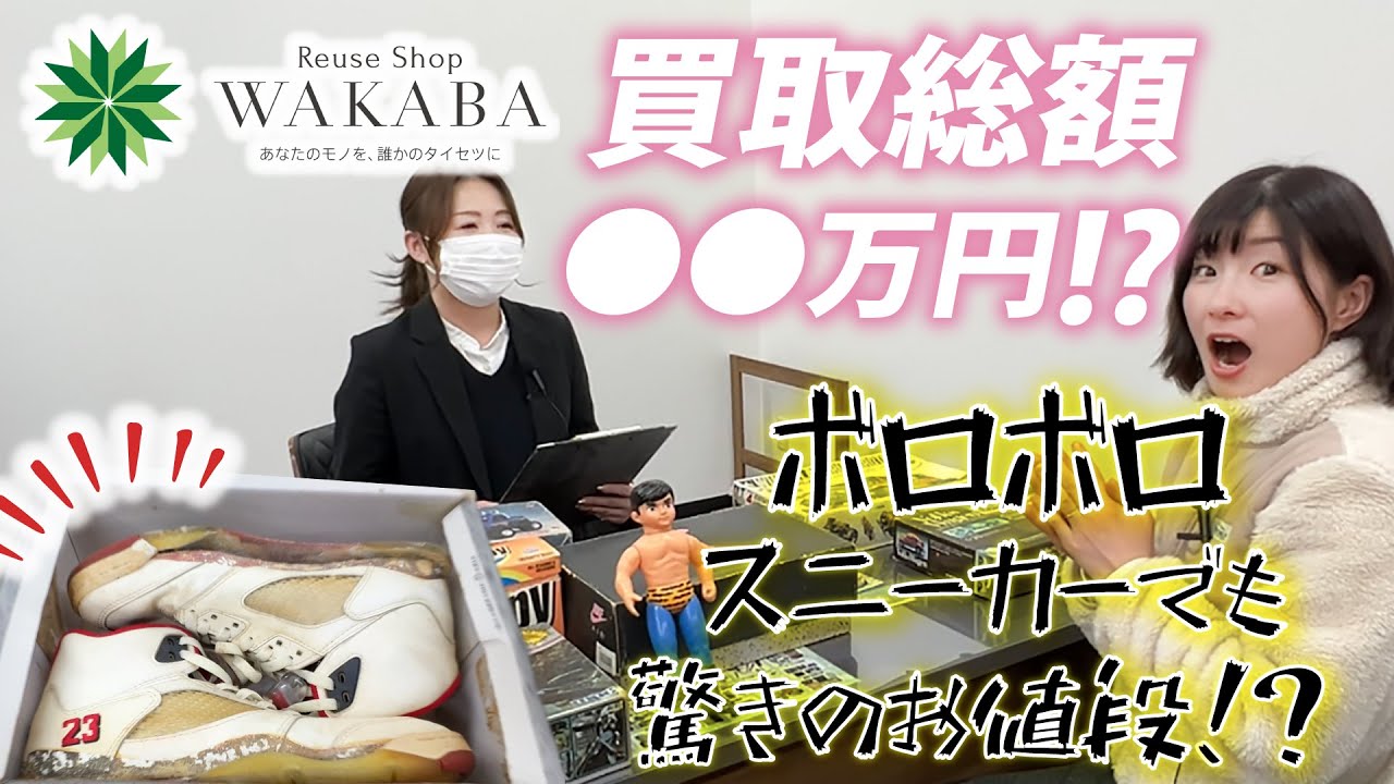 不用品が〇〇万円に!?買取専門店に行ってみた‼買取店WAKABA／常陸太田店