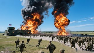 2분 전! 미국 F-16 정밀 미사일 공격으로 러시아 전략 군사 기지 Arma3 파괴 screenshot 2