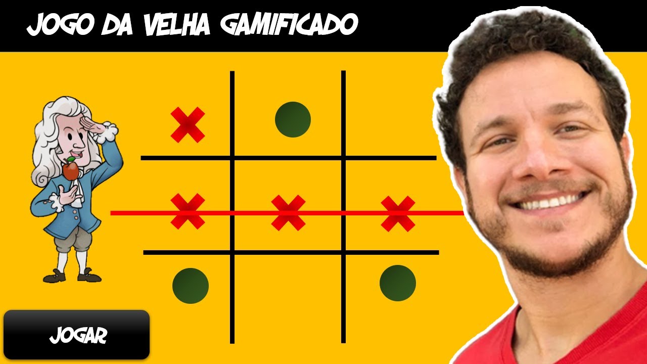 Jogo da Velha no PowerPoint com perguntas. 