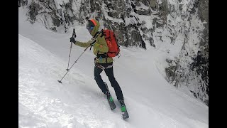 Belle journée de ski hors piste à La Grave