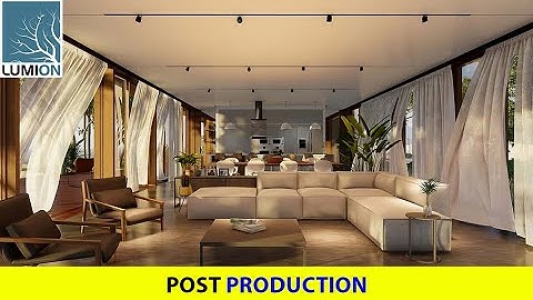 Post Production for Interior Renders Without Natural Light | Lumion + Photoshop Workflow