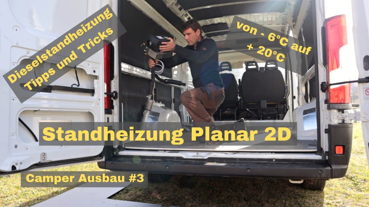 5 Caddy III Ausbau – Einbau einer Autoterm Air 2D Standheizung