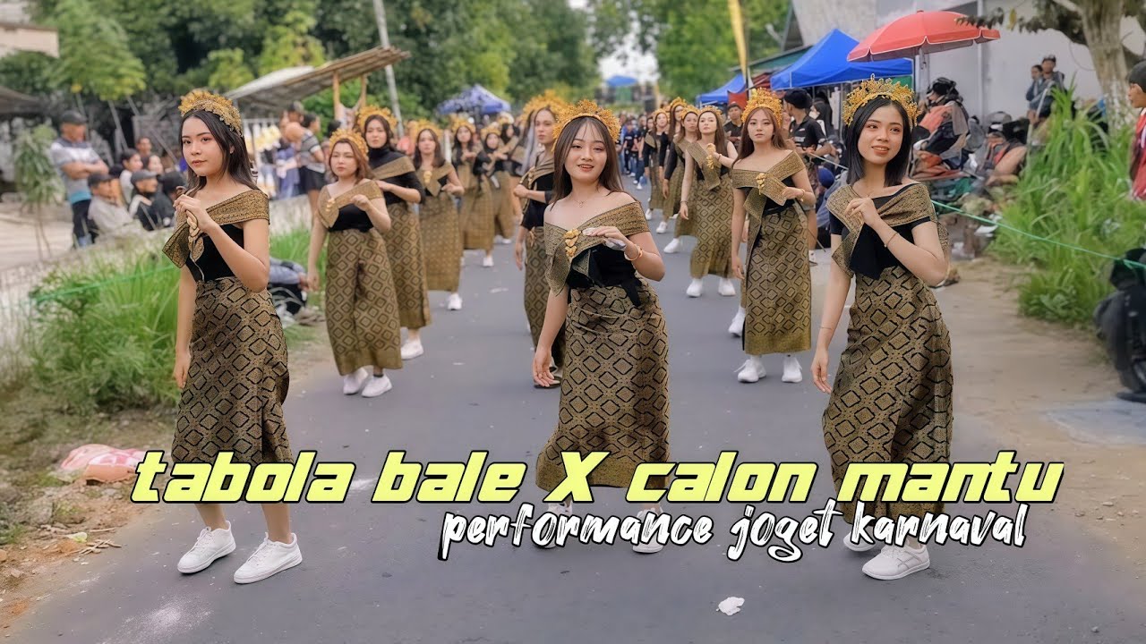 joget karnaval dj TABOLA BALE X CALON MANTU misteriusgirl!!  team joget karnaval ds sawentar 