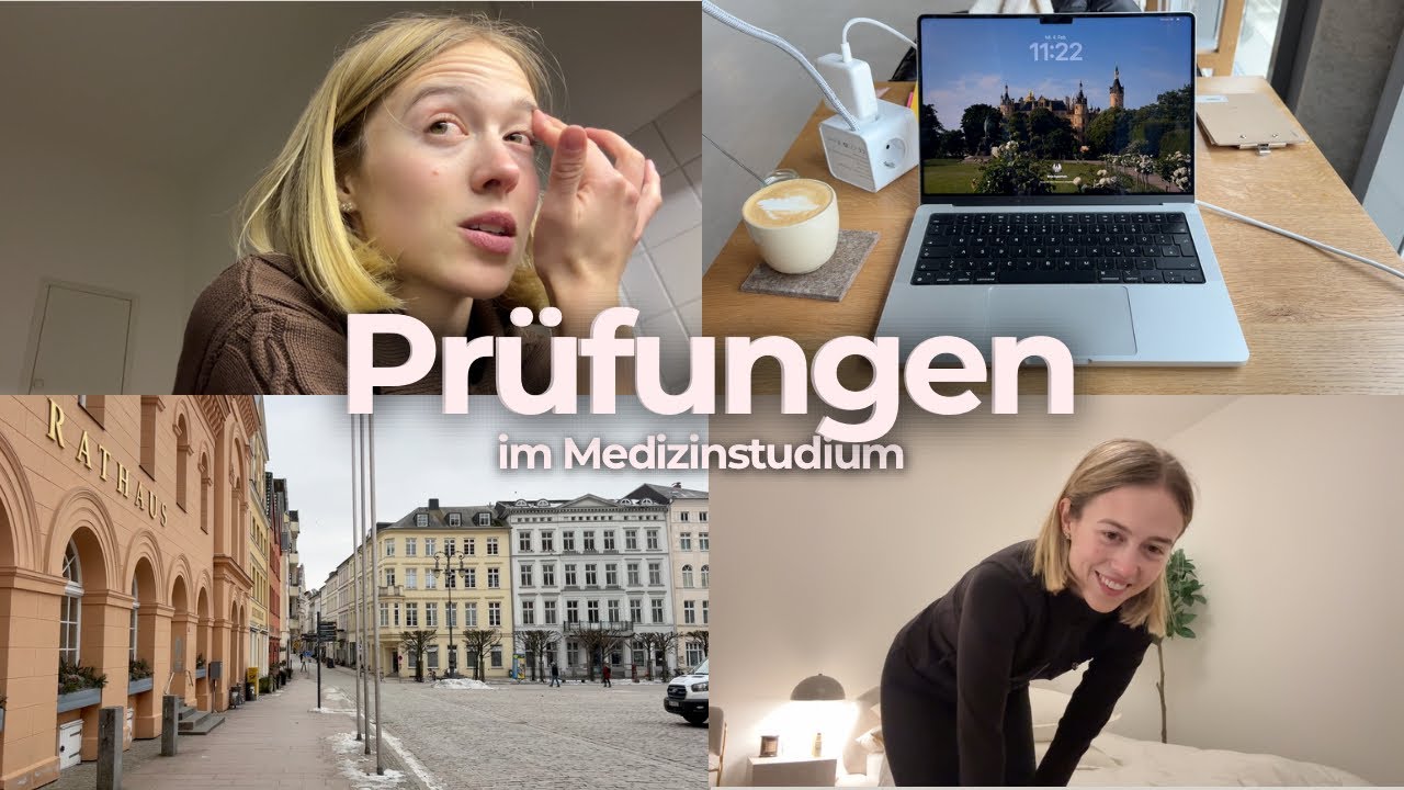 Medizin - Klausuren Vlog 1 (gesund Lernen, Prüfungsangst, Lernaufwand) || Sinja Espenhain