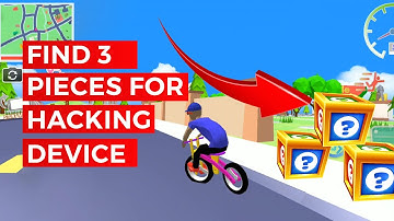 FIND 3 PIECES FOR HACKING DEVICE CHEAT | DUDE THEFT WARS
