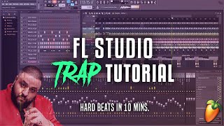 HOW TO MAKE HARD TRAP BEATS IN 10 MINS 15K SUB SPECIAL | Beginner FL Studio Tutorial 2018
